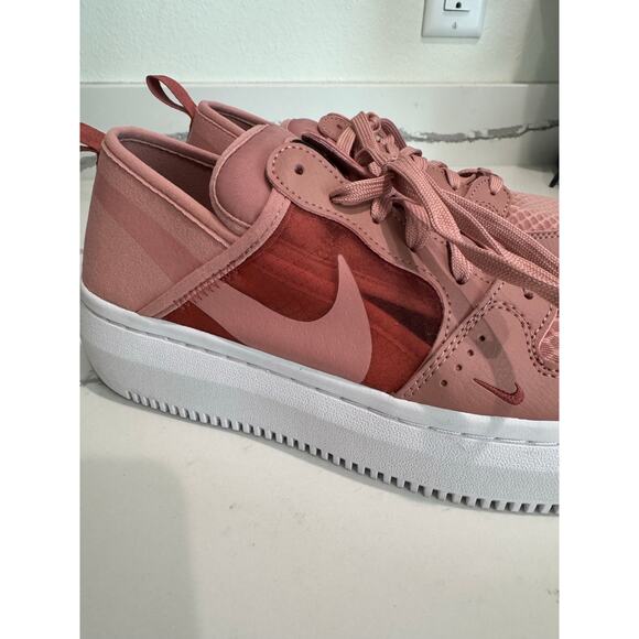 Nike Women's Court Vision Alta Casual Sneakers Size 9.5 Rust Pink - Worn Once - Picture 2 of 10